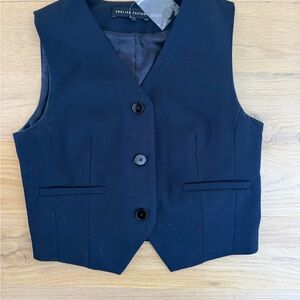 English Factory Midnight Blue Vest